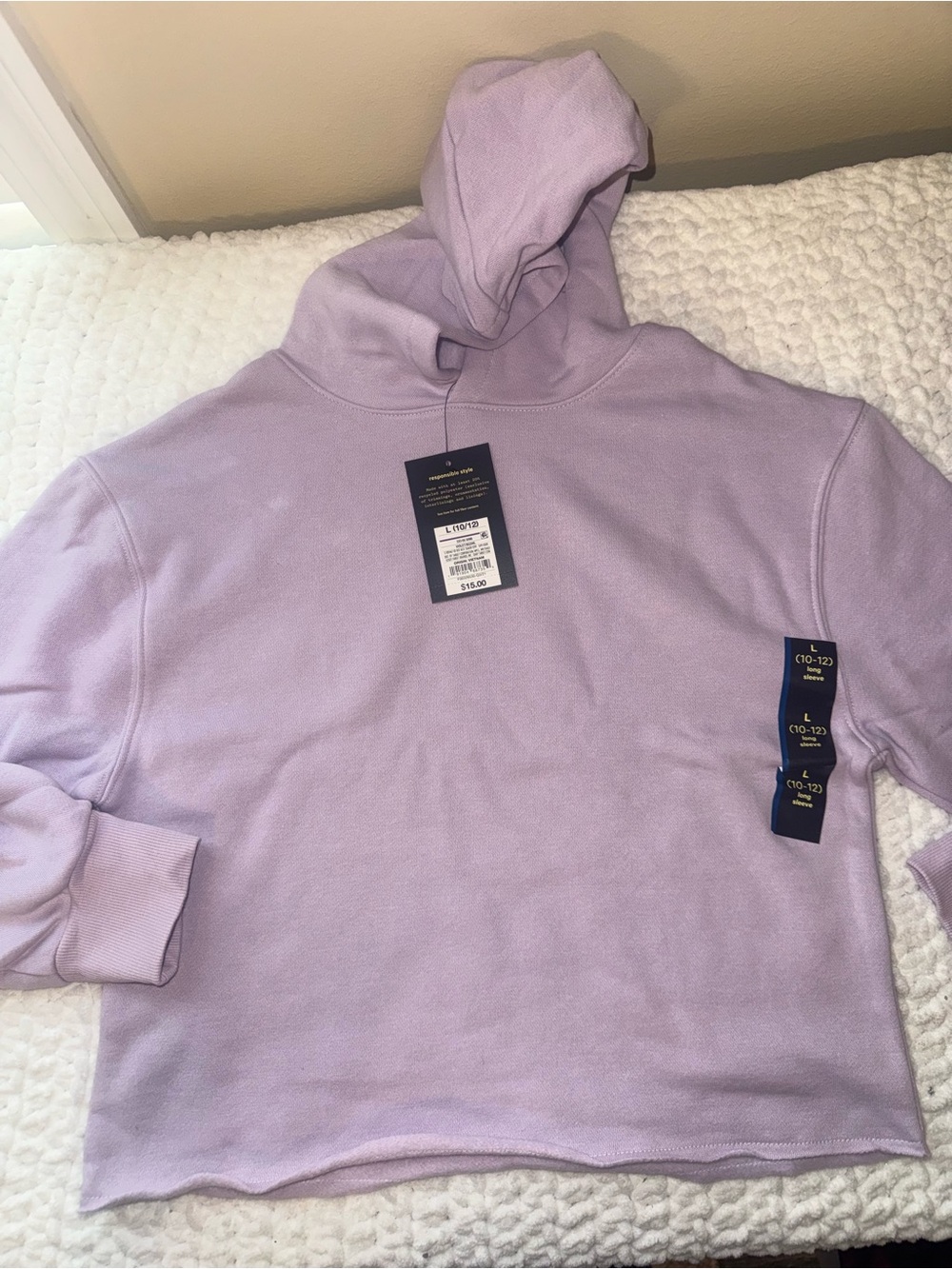 Lavender Hooded Sweater - Unbranded pullover